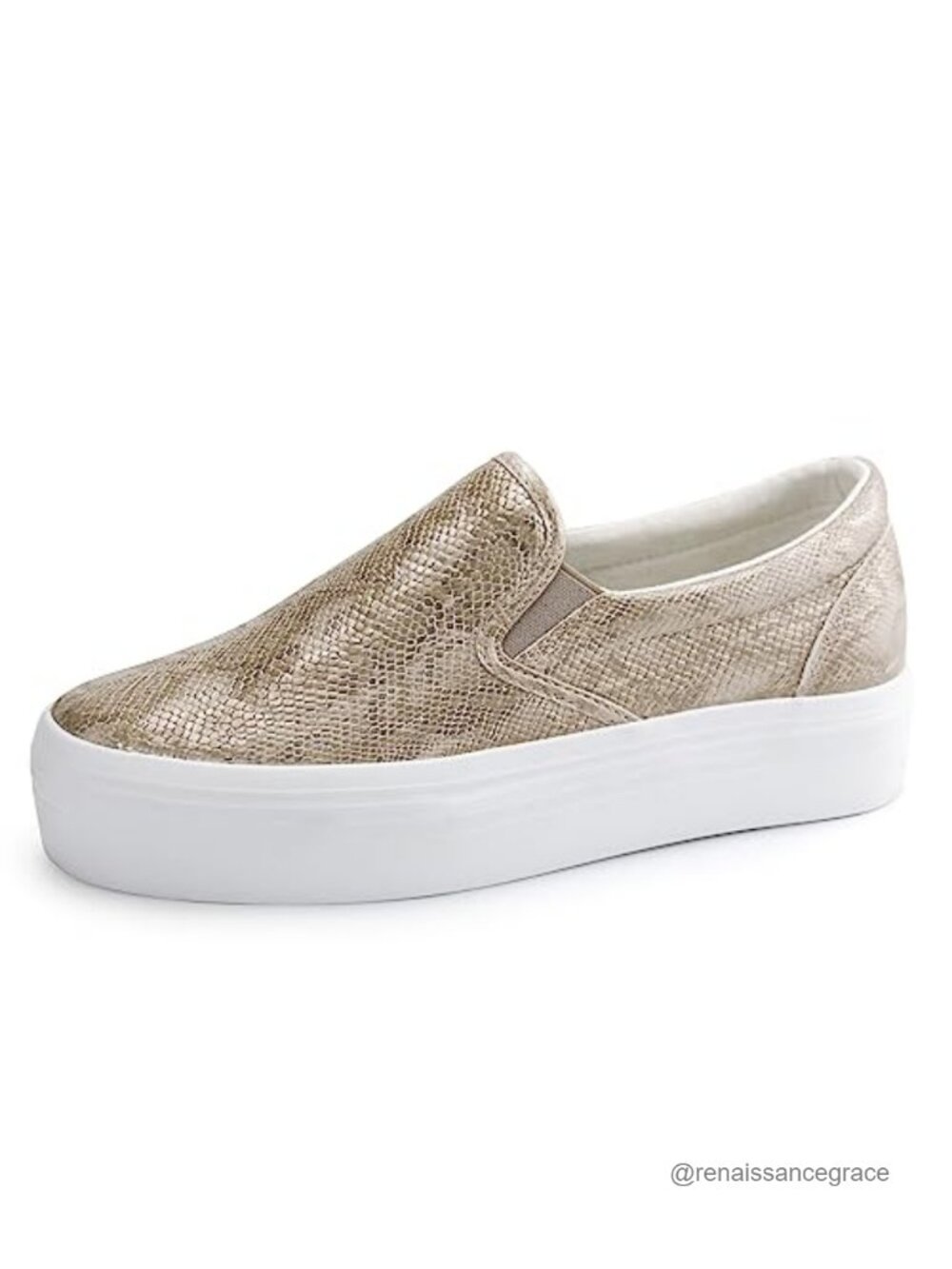 Women's Slip-on Platform Loafers Comfortable Memory Foam Faux Leather Casual
